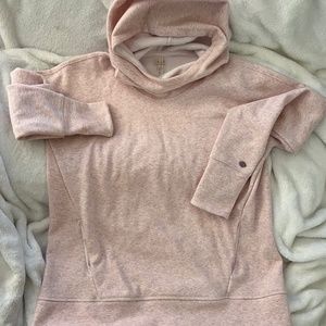 Calia by Carrie Underwood Pink Cowl Neck Hoodie size Small
